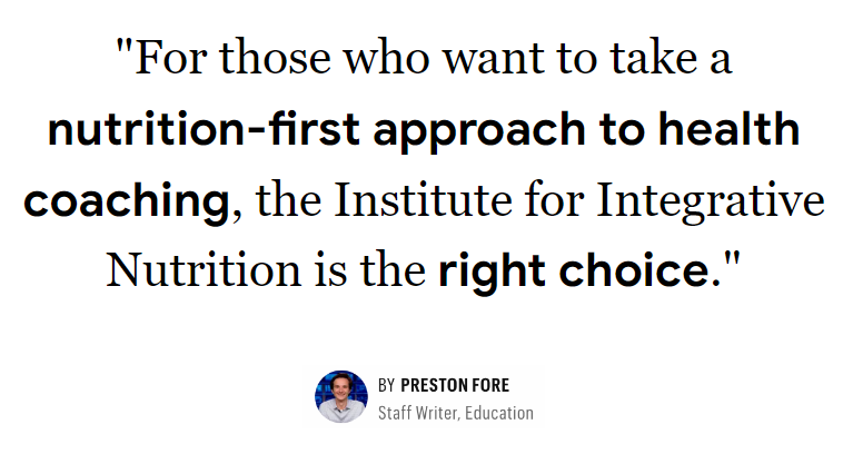 ヘルスコーチとして食事を最初のアプローチにしたい人にとってIINは正しい選択だ